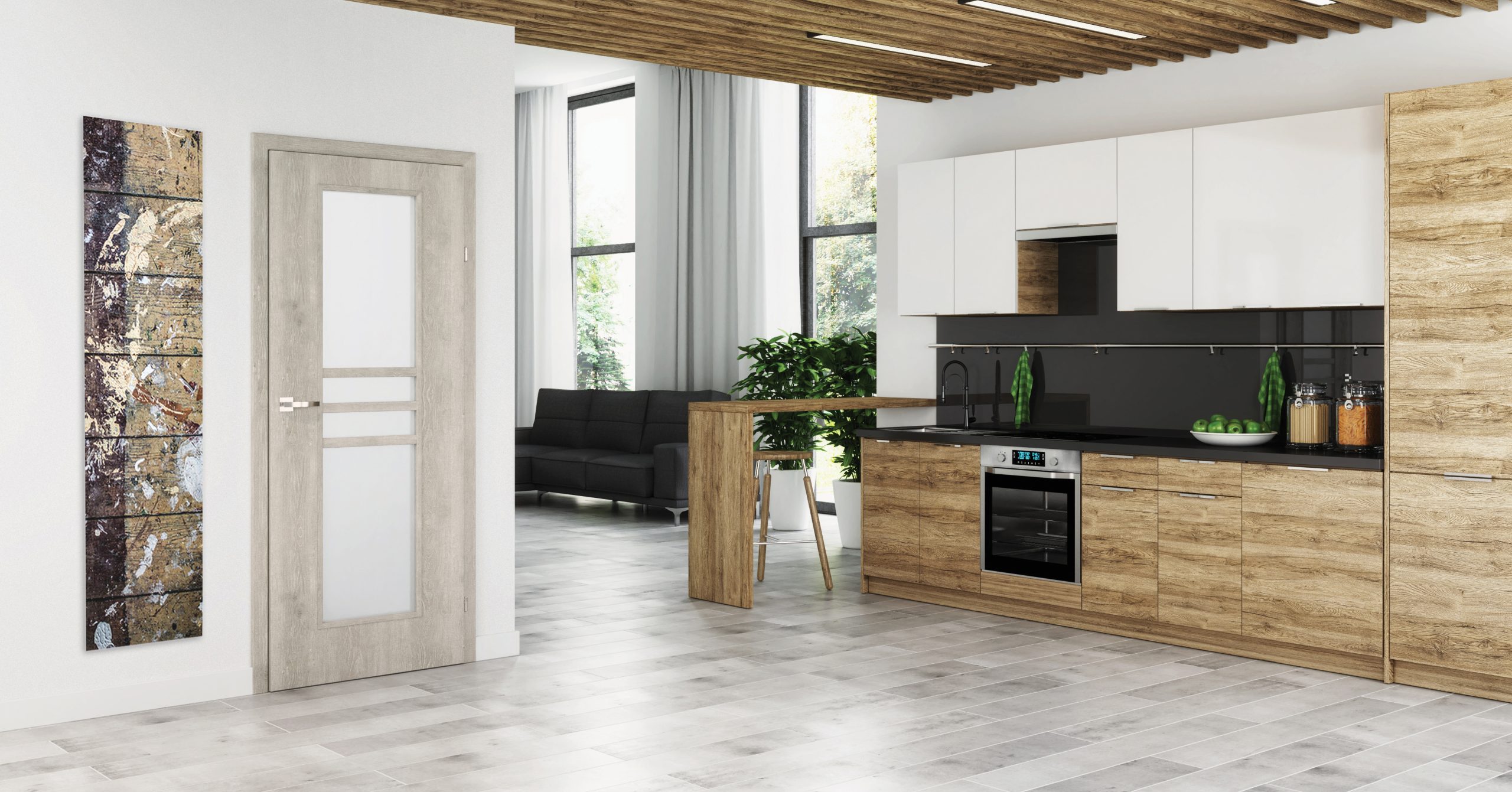 demeter – dab kendal, kuchnia salem; Classen panele Forest SONO Opal Wood 41071,kuchnia salem